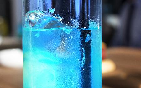 Sherry drink - napój orzeźwiający z dodatkiem blue curaçao